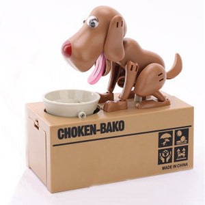 Hungry Puppy Mechanical Coin Bank. (6 Colors Available)