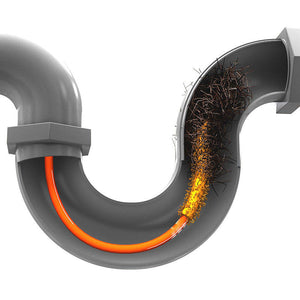 Anti-Clog Flexible Drain Weasel Tool. (Hair Removing Drain Snake)