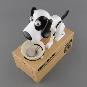 Hungry Puppy Mechanical Coin Bank. (6 Colors Available)