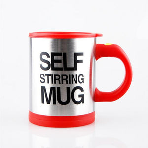 Stainless Steel Self Stirring Mug. (400ML Battery-Powered Mug)