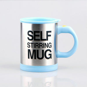 Stainless Steel Self Stirring Mug. (400ML Battery-Powered Mug)