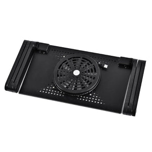Adjustable Ergonomic Portable Aluminum Laptop Desk. (Mouse Pad Included)