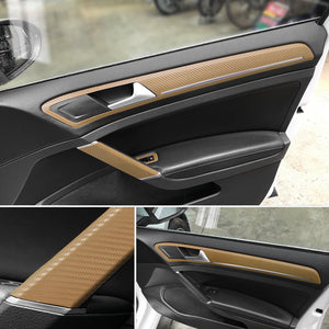 3D Carbon Fiber Car Styling Waterproof Vinyl Wrap. ( 12 Colors Available )