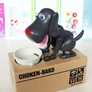 Hungry Puppy Mechanical Coin Bank. (6 Colors Available)