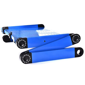 Adjustable Ergonomic Portable Aluminum Laptop Desk. (Mouse Pad Included)