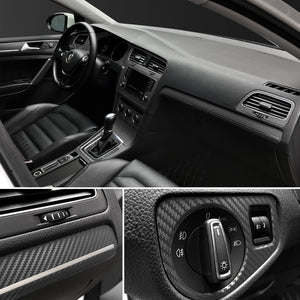 3D Carbon Fiber Car Styling Waterproof Vinyl Wrap. ( 12 Colors Available )