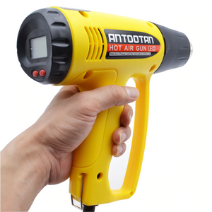 Industrial 2000W 220V Electric Hot Air Gun. (Thermo-Regulator LCD Display)