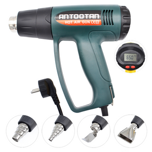 Industrial 2000W 220V Electric Hot Air Gun. (Thermo-Regulator LCD Display)