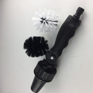 Multi-Use Water-Powered Wheel Brush Turbine (Ideal for Rims, Engines, Bikes, Equipment, and More)