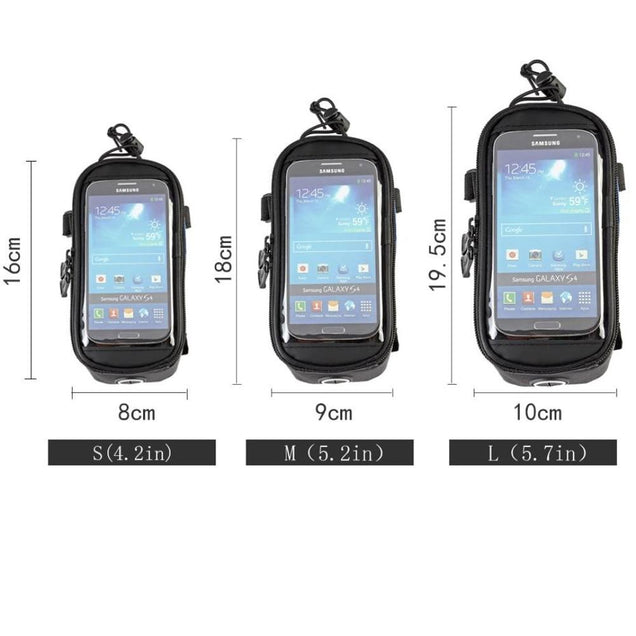Water Resistant Bicycle Mobile Phone Holder & Accessory Carrier Bag.