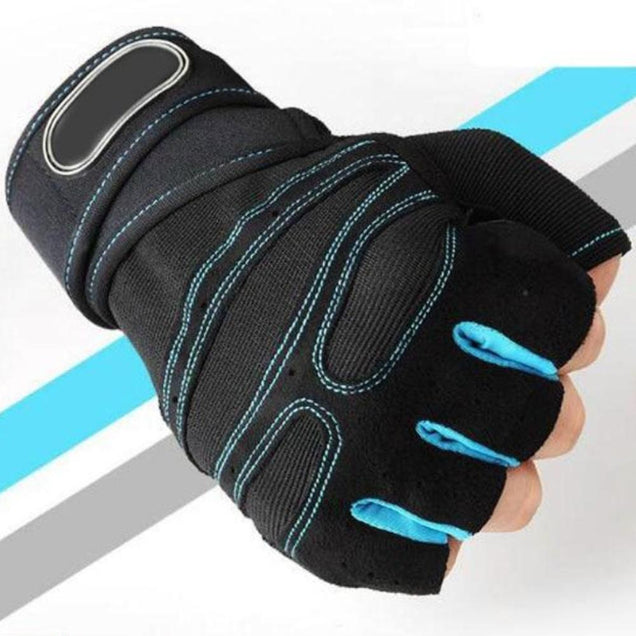Wrist Band Weight Lifting Fitness Gloves. (4 Colors Available)