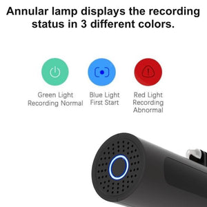Auto Recording 1080HD Voice Control & Night Vision Wifi Dash Cam.