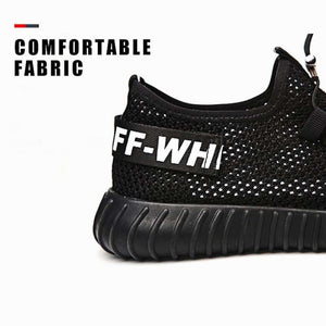 Military Grade Steel Toe Air Mesh Breathable Safety Shoes.