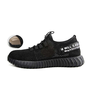 Military Grade Steel Toe Air Mesh Breathable Safety Shoes.