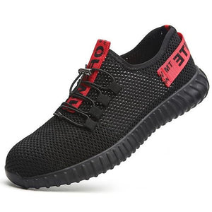 Military Grade Steel Toe Air Mesh Breathable Safety Shoes.