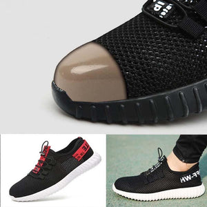 Military Grade Steel Toe Air Mesh Breathable Safety Shoes.