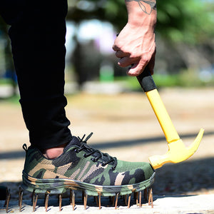 Military grade puncture proof steel toe safety shoes store